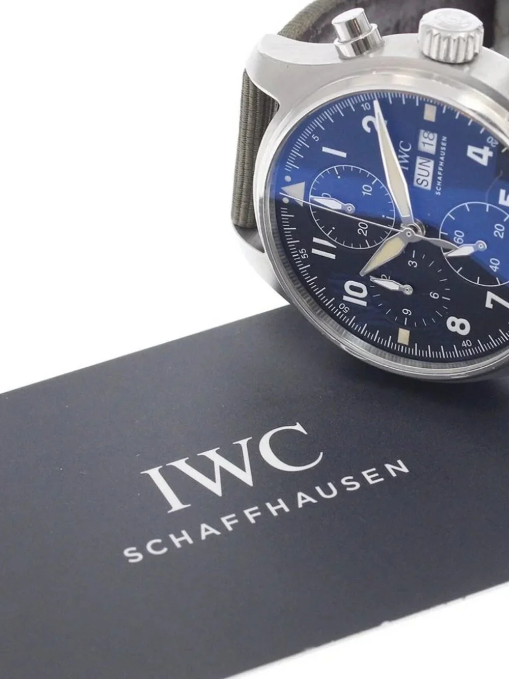 IWC SCHAFFHAUSEN Pilot watch spit fire IW387901 Chronograph AT Men's_973380